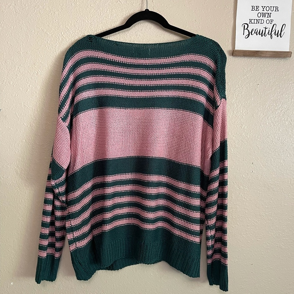 Umgee Crew Neck Sweater - Picture 3 of 4